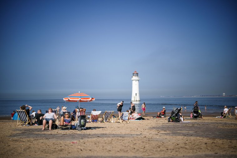 New Brighton Beach and the River Mersey estuary (Photo: Christopher Furlong/Getty Images)