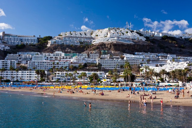 Puerto Rico beach - Gran Canaria, Canary Islands.