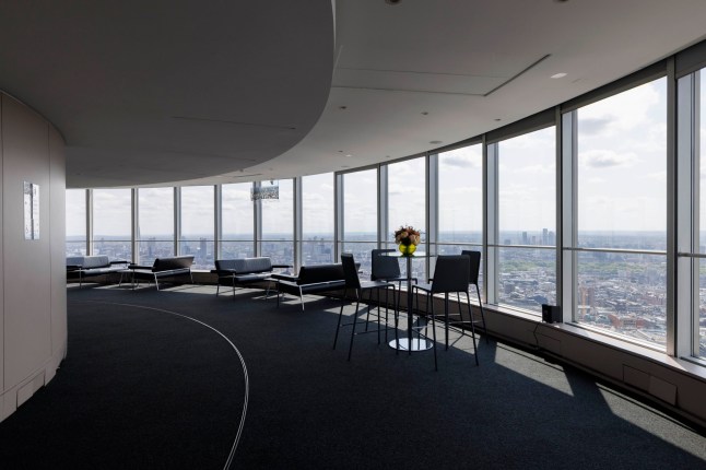 Inside the BT Tower which is being sold to be turned into a hotel. Image shot on 8th May 2025. ?? Belinda Jiao jiao.bilin@gmail.com 07598931257 https://www.belindajiao.com/about