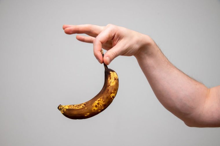 A brown banana