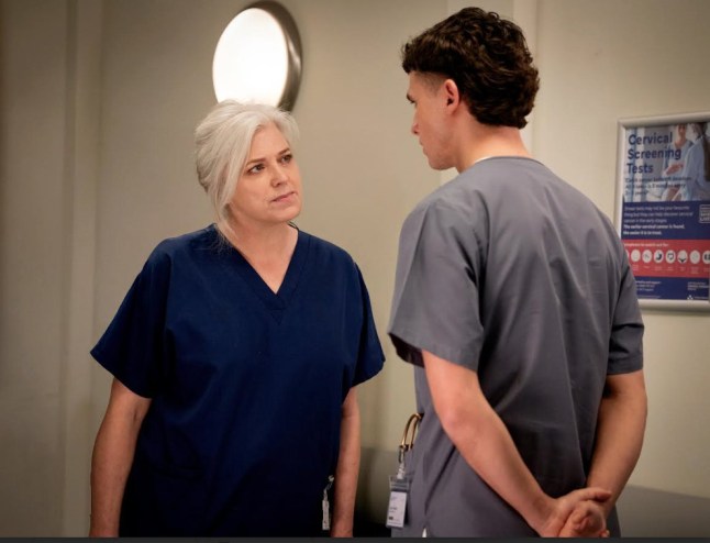Doctor Todd speaks to Jacob in Emmerdale