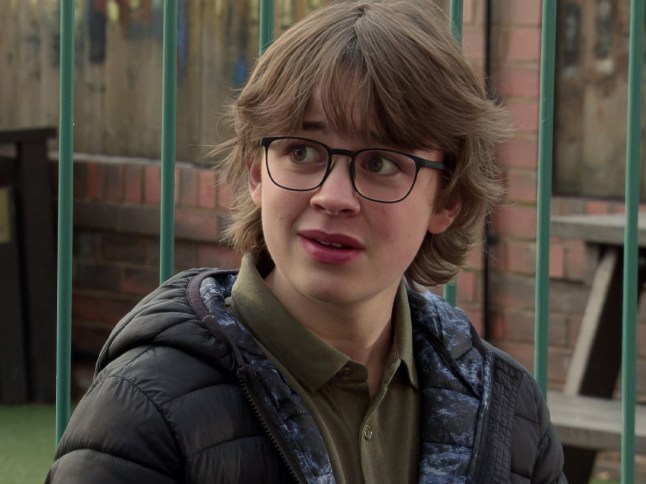 Sam Blakeman in Coronation Street.