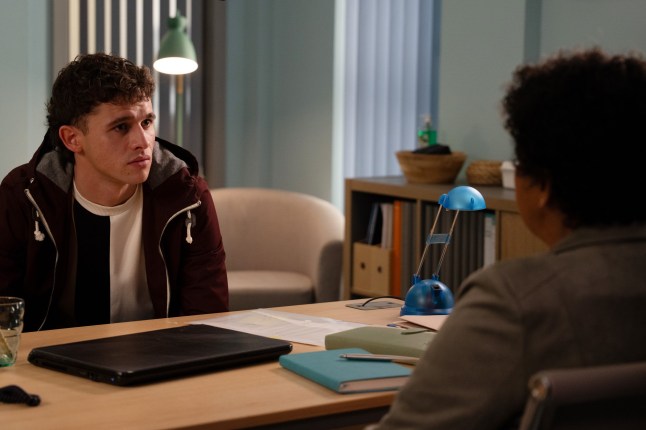 Jacob speaks to HR in Emmerdale