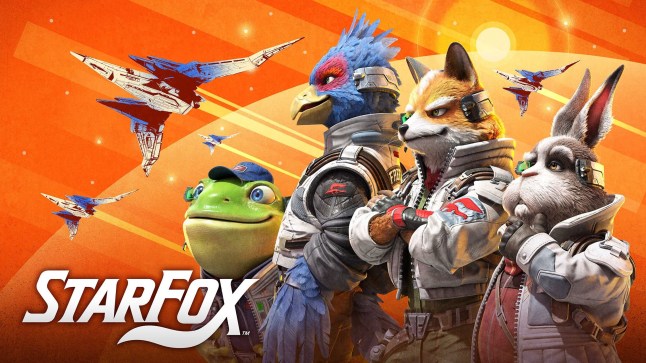 Star Fox remake key art with Fox McCloud and other characters