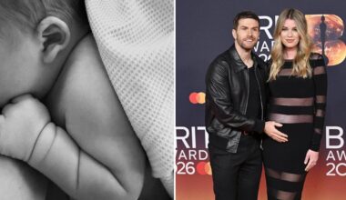 Joel Dommett and wife Hannah announce 'super late' birth of son with unique name