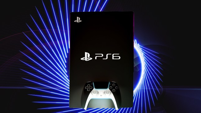 Mock PS6 console image