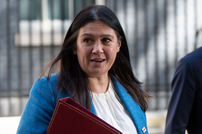 LONDON, UNITED KINGDOM - MAY 12: UK Culture Secretary, Lisa Nandy, departs Downing Street after a weekly Cabinet Meeting in London,United Kingdom on May 12, 2026 (Photo by Thomas Krych/Anadolu via Getty Images)