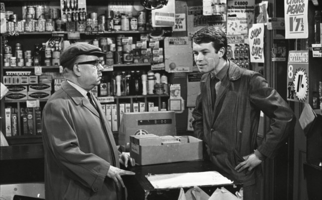 Editorial use only Mandatory Credit: Photo by ITV/Shutterstock (10181641hj) Jack Howarth (as Albert Tatlock) and Alan Rothwell (as David Barlow) Coronation Street TV Show - 1968 Coronation Street is a long running Television soap opera set in the fictional North of England town of Weatherfield. Created by Tony Warren. First broadcast on December 9th, 1960. Produced by ITV Granada.