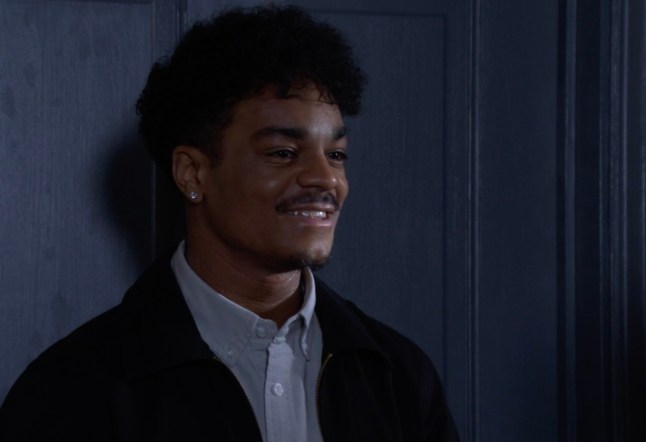 Bruce smiles in EastEnders