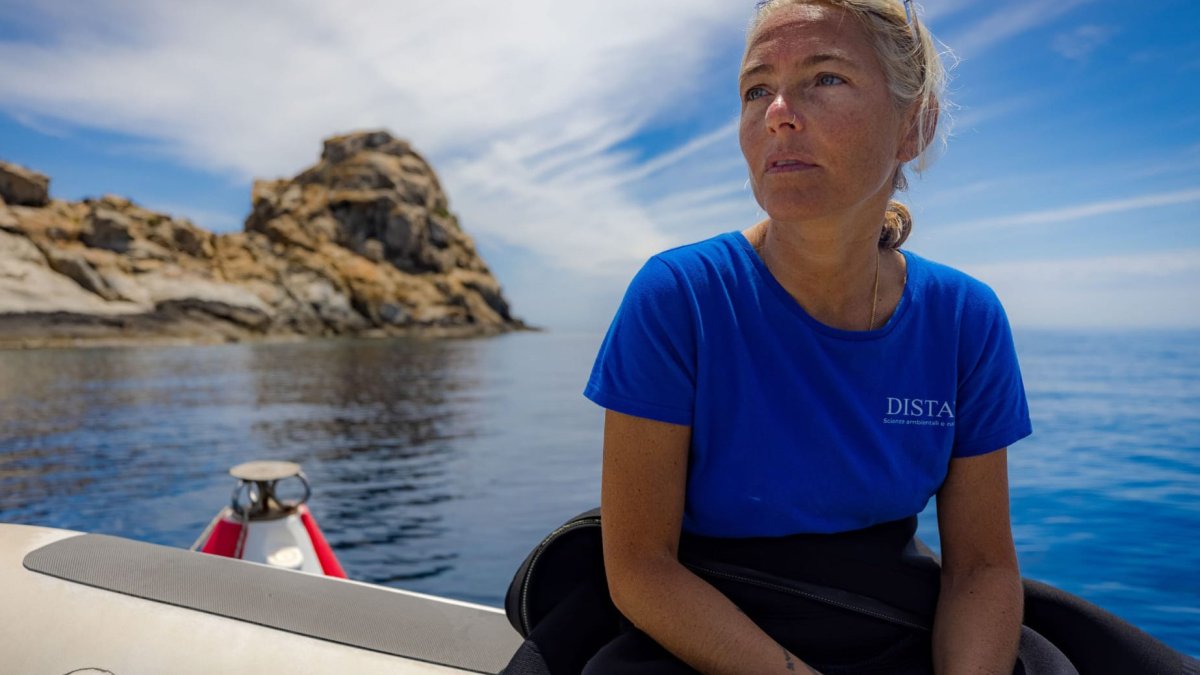 FILE - This undated handout picture released by Greenpeace Italia on Friday, May 15, 2026 shows Monica Montefalcone one of the five Italian scuba divers who died near Alimathaa in the Maldives archipelago while exploring an underwater cave. (Greenpeace via AP, Ho)