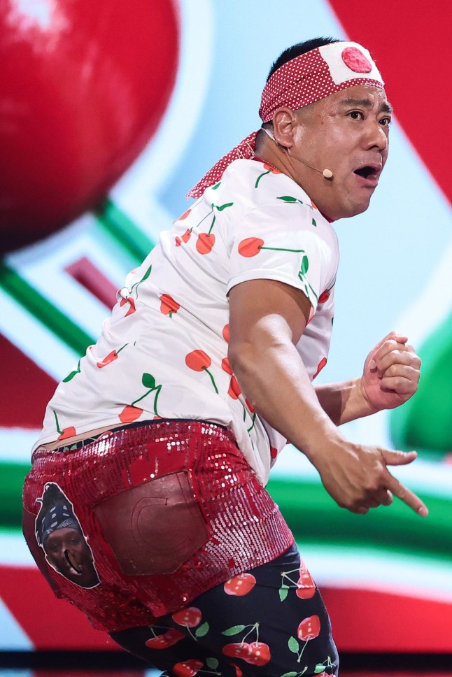 Mr Cherry in Britain's Got Talent dress rehearsals