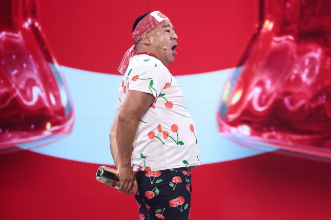Mr Cherry in Britain's Got Talent dress rehearsals