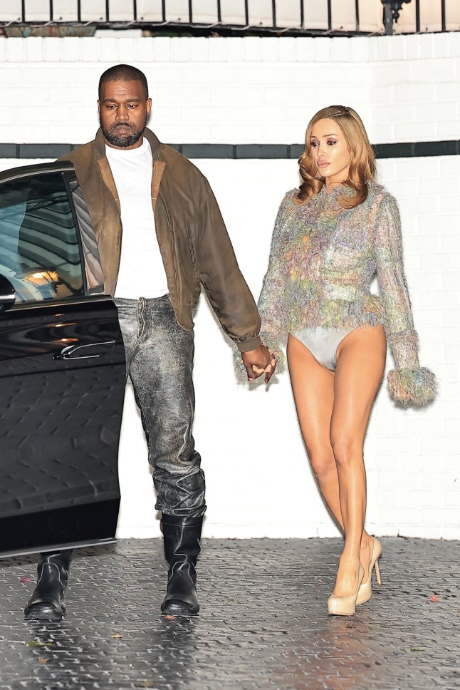 BGUK_3593753 - *PREMIUM-EXCLUSIVE* Los Angeles, CA MUST CALL FOR PRICING BEFORE USAGE - Kanye West and wife Bianca Censori were spotted leaving a late-night dinner following a photoshoot at Chateau Marmont in Los Angeles, California. The couple stepped out around 2 a.m., with Bianca drawing attention in a strikingly daring look during the glamorous Hollywood outing. Pictured: Kanye West, Bianca Cesori BACKGRID UK 24 MAY 2026 BYLINE MUST READ: The Hollywood JR / BACKGRID UK: +44 208 344 2007 / uksales@backgrid.com USA: +1 310 798 9111 / usasales@backgrid.com *Pictures Containing Children Please Pixelate Face Prior To Publication*