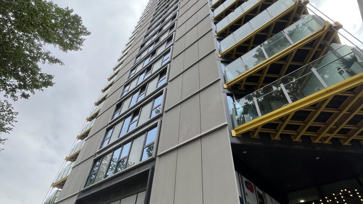 General view of the high-rise block of flats on Churchyard Row, Elephant and Castle, in south London, where a man, a woman and a child have died after a fall on Wednesday. Their deaths are being treated as unexpected. Picture date: Friday May 29, 2026. PA Photo. Photo credit should read: Erik Olsson/PA Wire