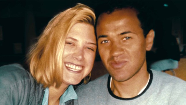 The Murder of Rachel Nickell. (L to R) Rachel Nickell, Andr?? Hanscombe, in The Murder of Rachel Nickell. Cr. Courtesy of Netflix ?? 2026