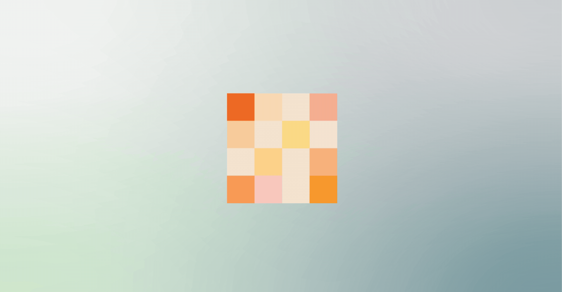 A gif showing various colored rectangles surrounding a yellow square in the middle, with arrows connecting the various shapes.