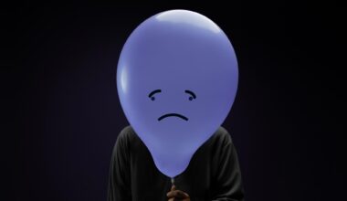 Sad Balloon Face Depression Mental Health Concept