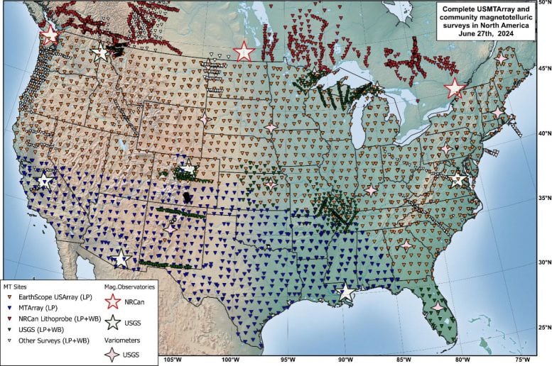 Scientists Mapped Solar Storm Risks Using Nationwide Underground Sensors