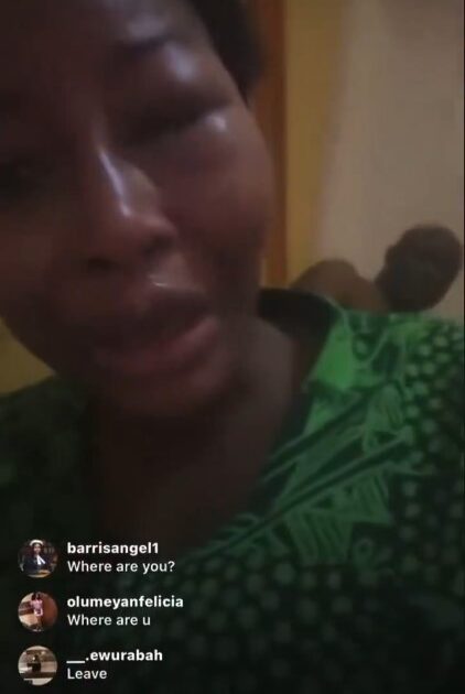 BBNaija star Ilebaye cries out during assault livestream