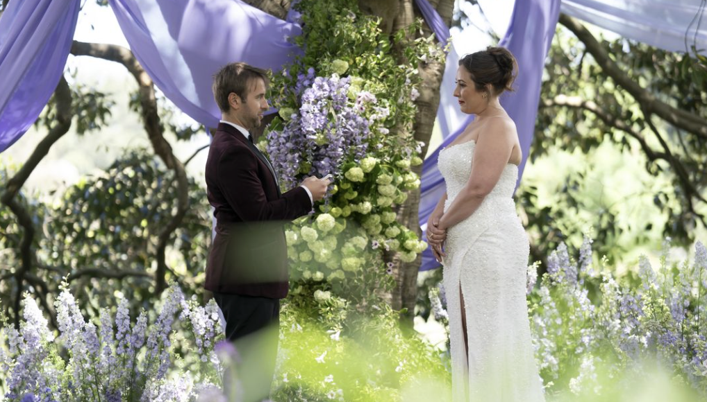 Rachel and Steven during MAFS Australia 2026 final vows