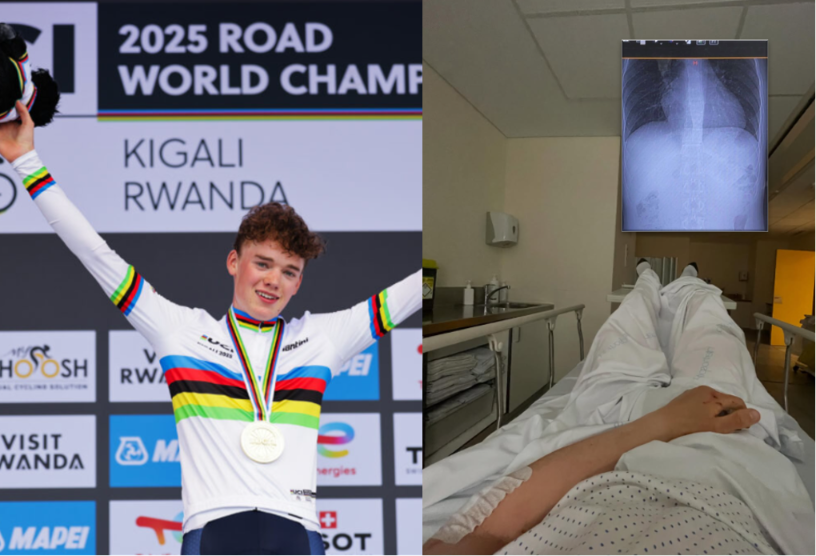 Harry Hudson fractured vertebra