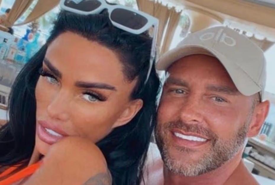 Katie Price with husband Lee Andrews