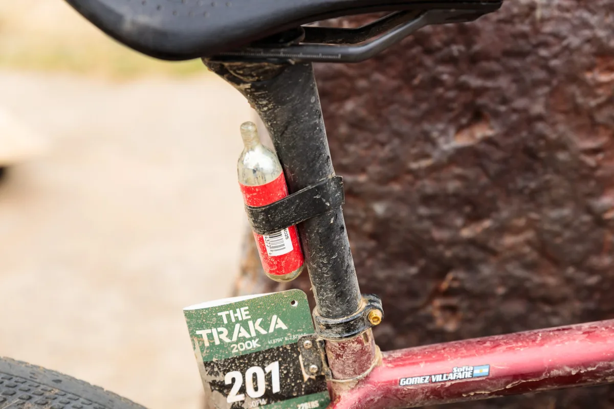Sofía Gómez Villafañe's Specialized S-Works Crux after the 2026 Traka 200