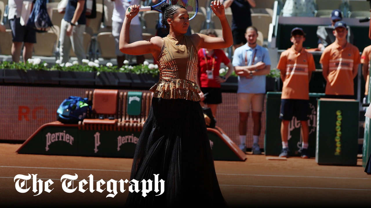 Naomi Osaka criticised for Eiffel Tower-themed French Open outfit