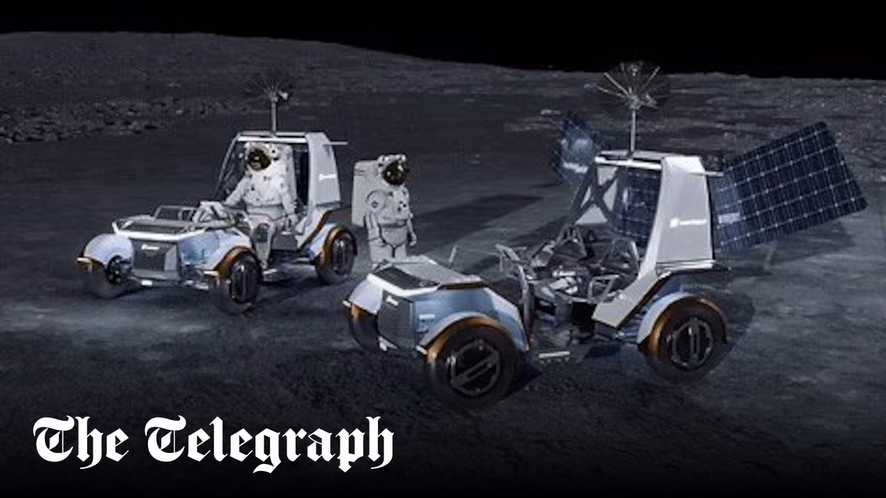Nasa unveils Moon buggies for next lunar mission