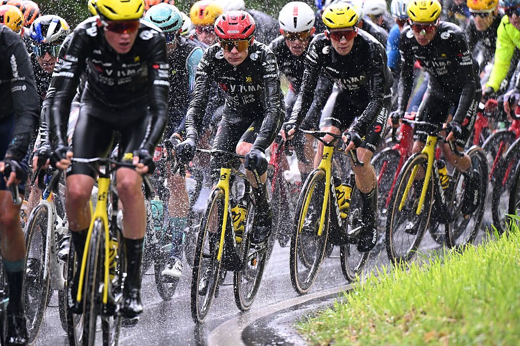 POTENZA, ITALY - MAY 13: Jonas Vingegaard of Denmark and Team Visma