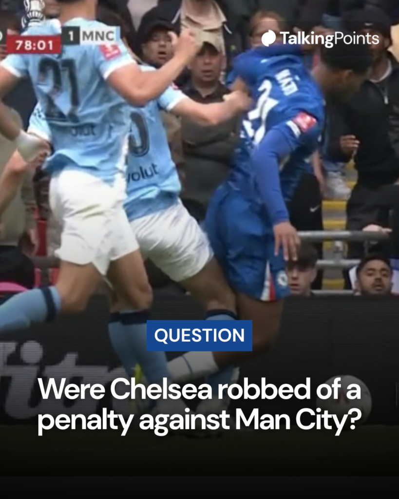 Chelsea penalty incident during FA Cup final against Man City