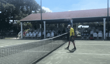 When the oldest and youngest ranked men’s tennis players met in the sport’s minor leagues