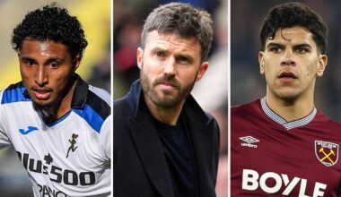 Atalanta star Ederson, Man Utd boss Michael Carrick, West Ham's Mateus Fernandes