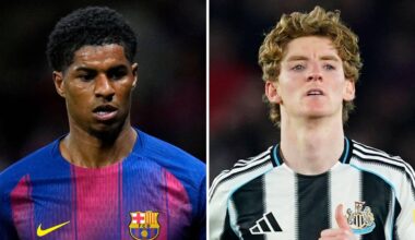 Man Utd winger affected as Barcelona reach decision on signing Anthony Gordon from Newcastle
