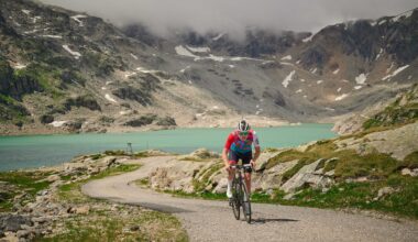 Simon Warren riding in the Austrian Alps