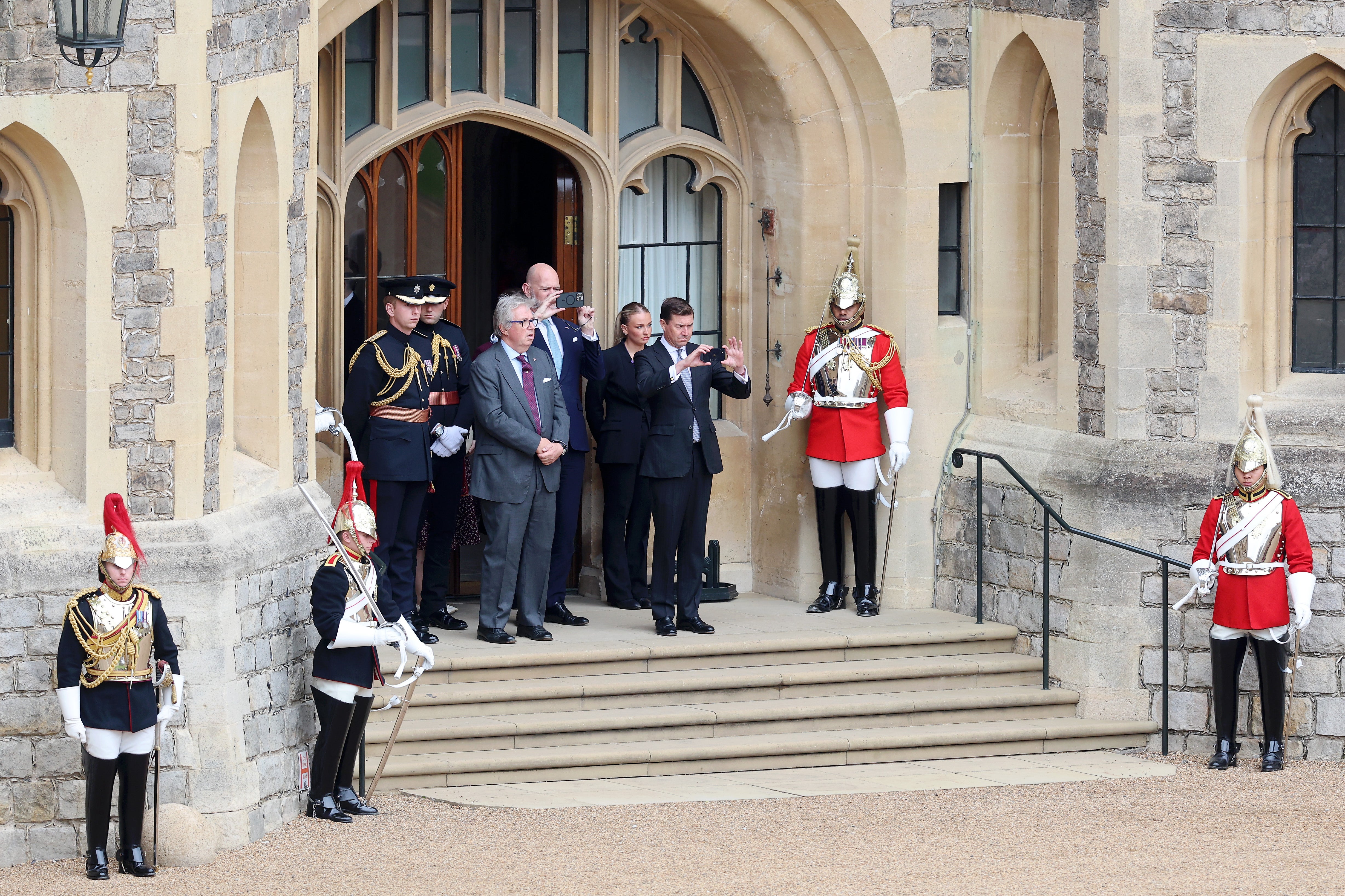 James Roscoe during Donald Trump’s state visit to the UK last September