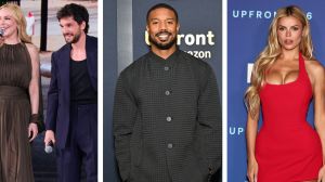 Lindsy Lohan and Kit Harington; Michael B. Jordan; Brooks Nader during the 2026 TV Upfronts Week