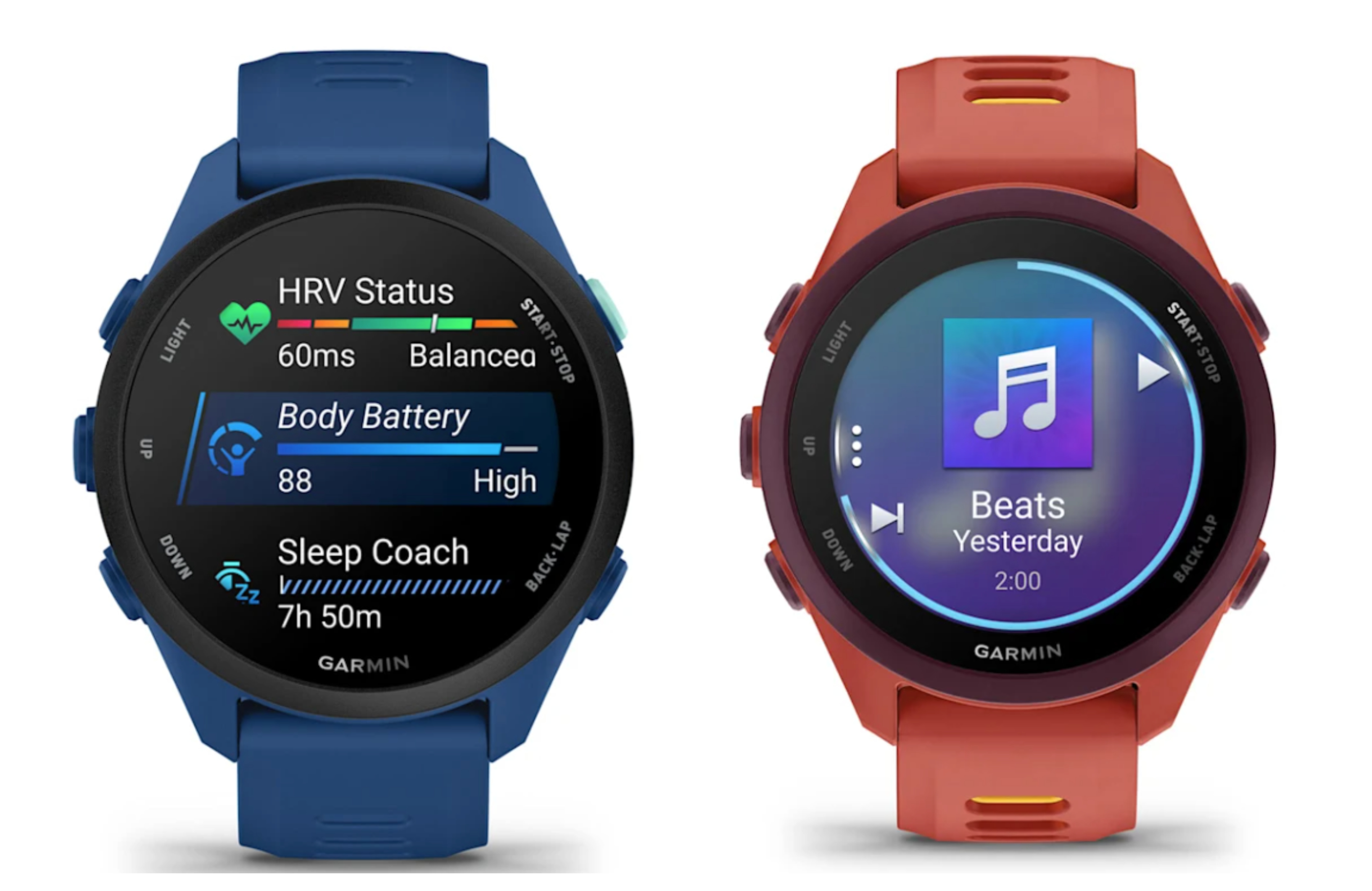 Garmin Forerunner 70 and Forerunner 170 Music