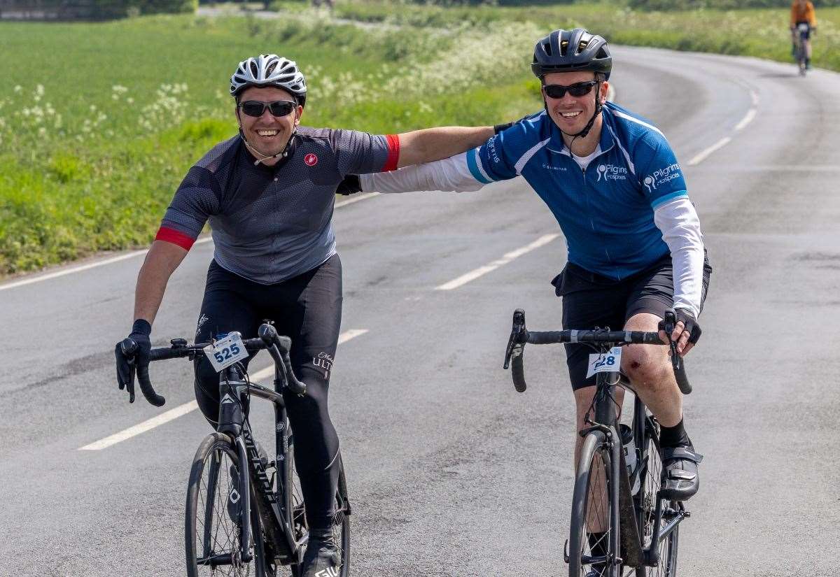 East Kent Hospices Cycle Challenge raises almost £100,000 after 770 riders take to the countryside