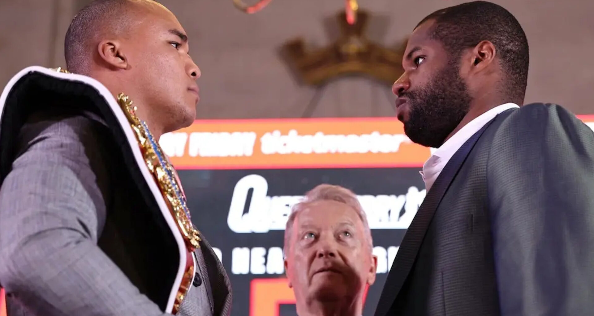 Ben Davison reacts to calls for earlier stoppage in Fabio Wardley vs Daniel Dubois
