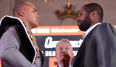 Ben Davison reacts to calls for earlier stoppage in Fabio Wardley vs Daniel Dubois