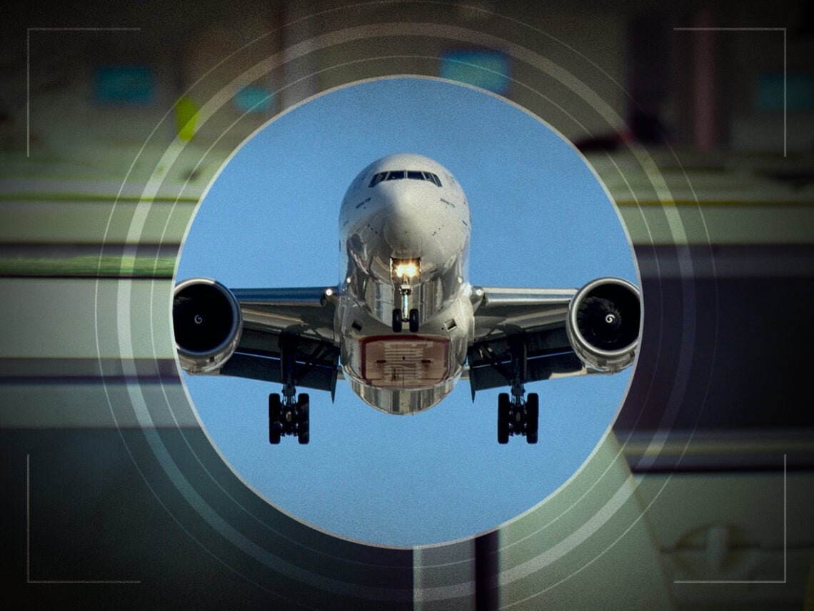 What was the first movie shown on a plane?