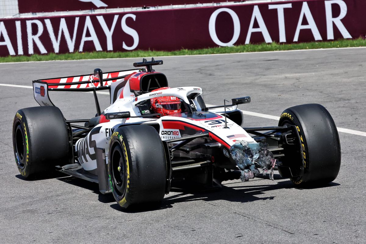 Three red flags and Mercedes 1-2 in messy Canadian GP practice