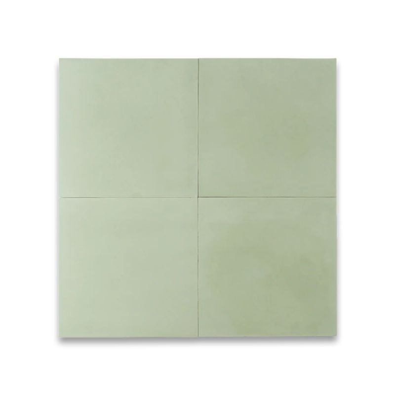 sage green square wall tiles