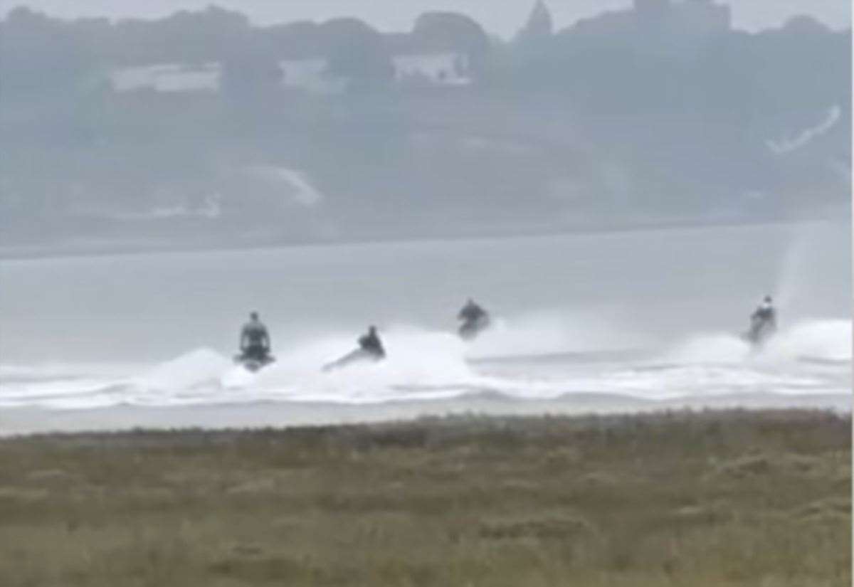 Concerns for seals at Pegwell Bay, near Ramsgate, after ‘worrying footage’ of jet skiers