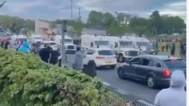 MLA condemns ‘absolutely chaotic’ scenes in west Belfast