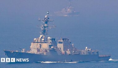 US says it has targeted Iranian military facilities after responding to attacks on navy ships