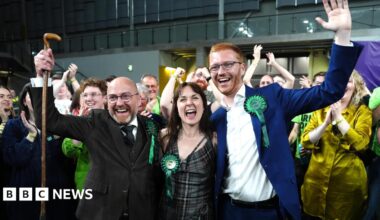 Scottish election results 2026 live: Scottish Greens win seats and SNP set to become biggest party