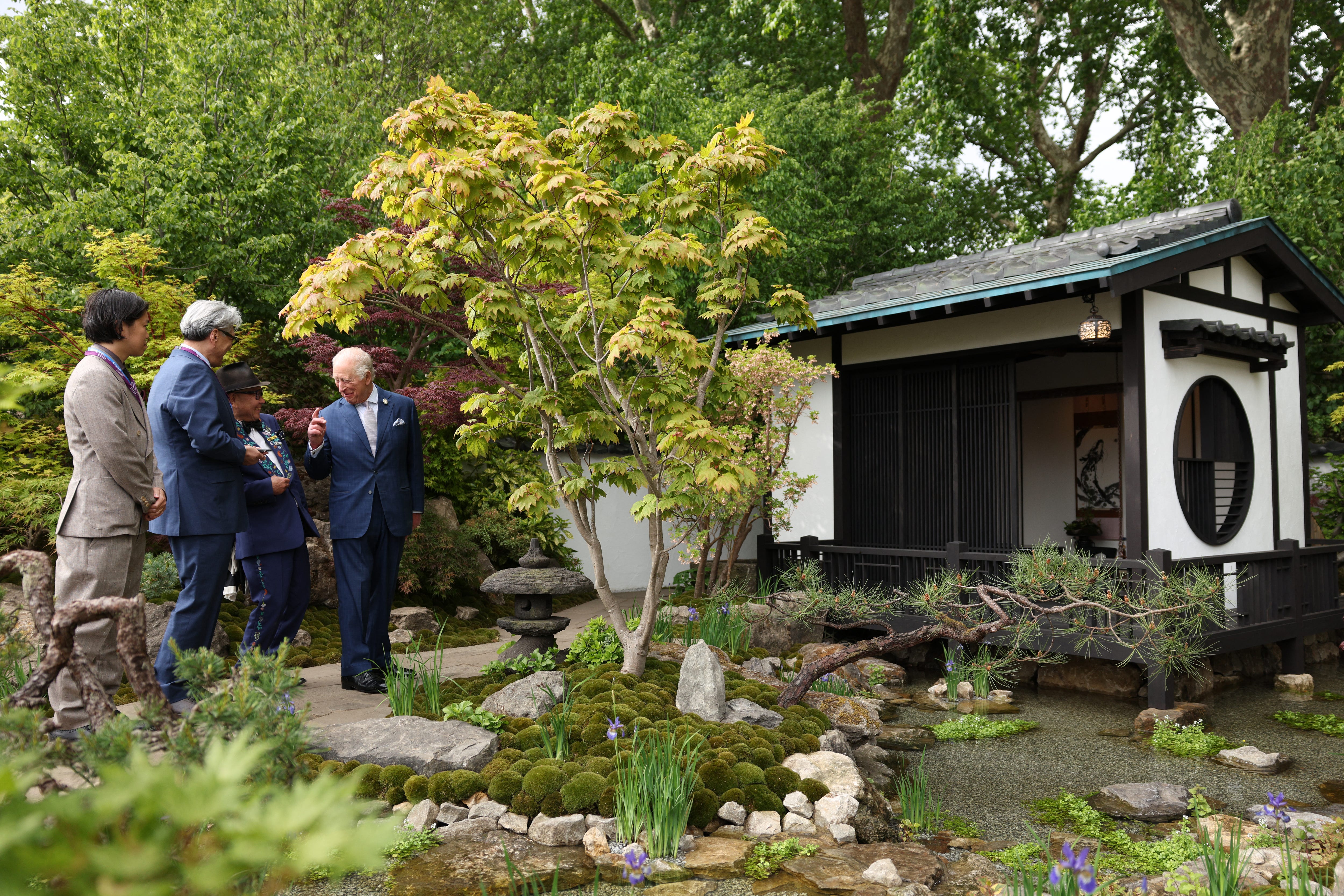 BRITAIN-ROYALS-CHELSEA-FLOWER-GARDENS-HORTICULTURE-ENVIRONMENT