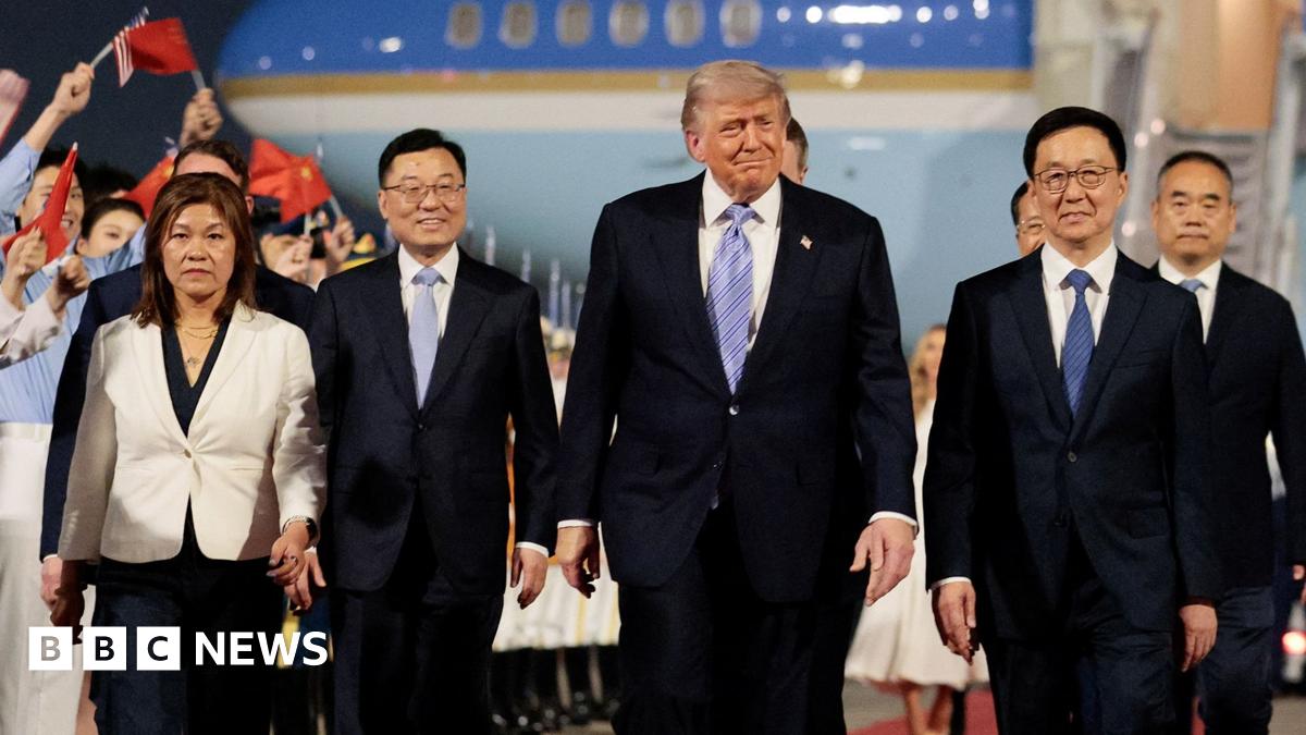 Donald Trump lands in China for high-stakes meeting with Xi Jinping - live updates